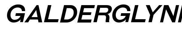 Galderglynn Esquire font preview